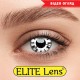  Цветные линзы ELITE Lens модель  «Клок белый»